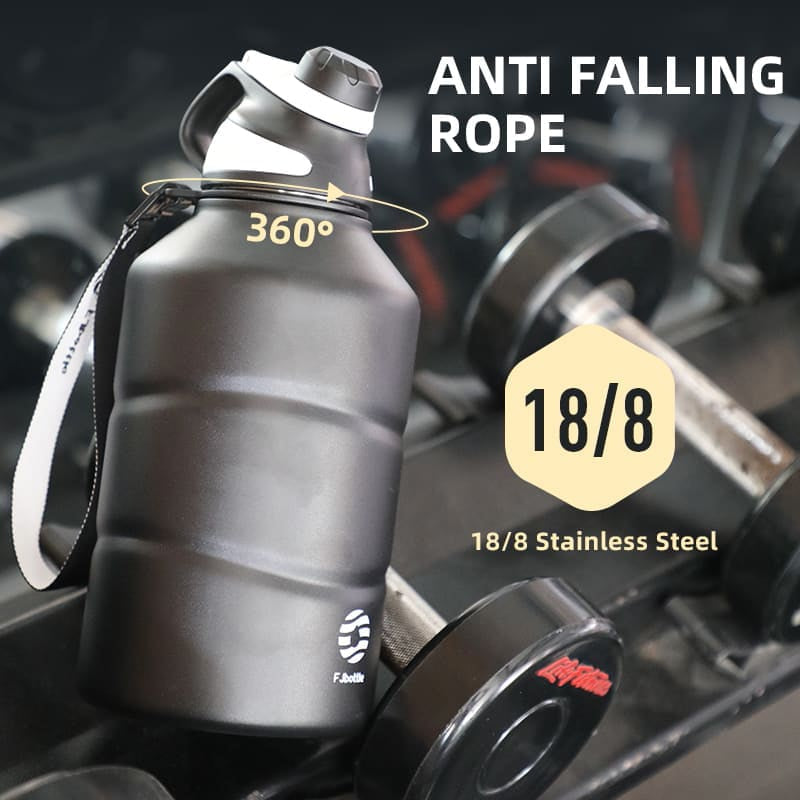 EcoSip 2.2L Large Stainless Steel Water Bottle